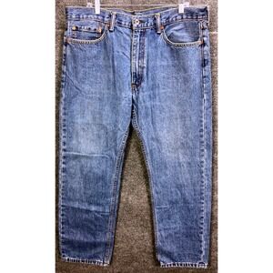 Levis 550 Relaxed Fit Jeans Mens W38 L30 Light Wash Denim Blue